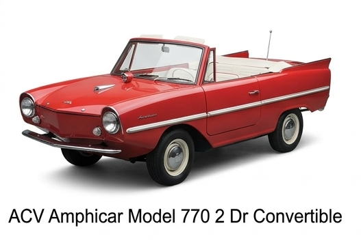 A.C.V. AMPHICAR Model770 2 Dr Convertible Seatbelt