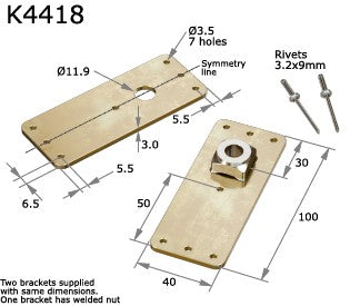 140X40 DOUBLER PLATE SET