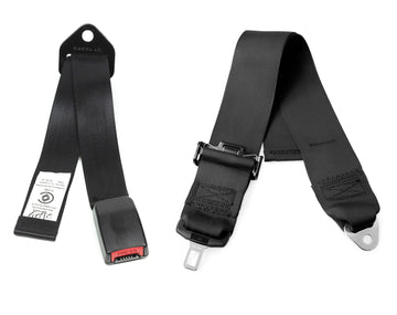 3" Static Lap Seat Belt + Webb Adjustable