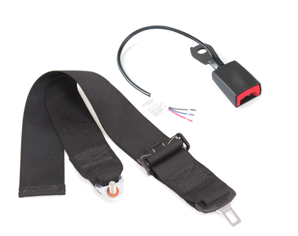 3" Static Lap Seat Belt + Stem 135
